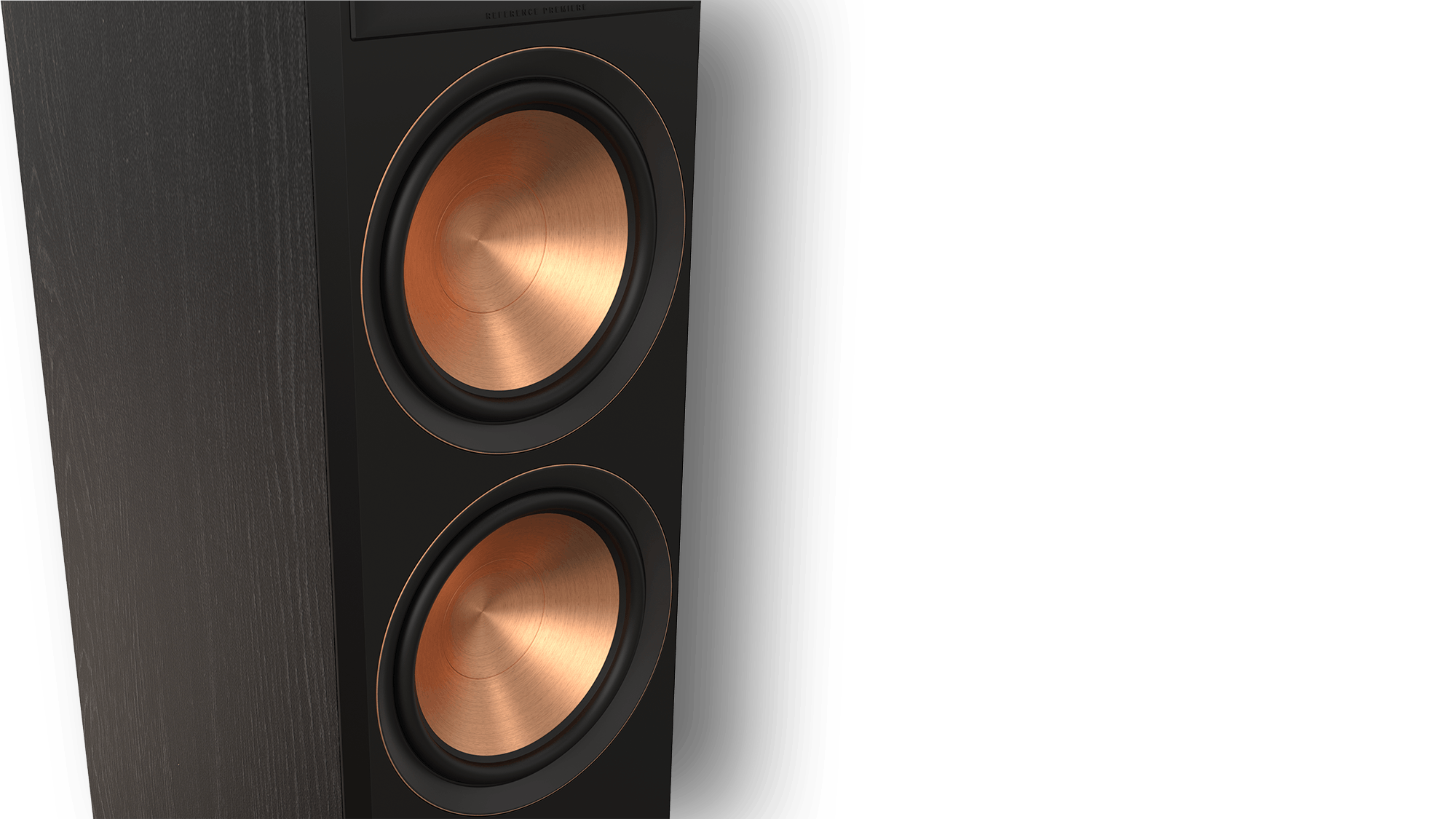 Closeup of 2022 cerametallic woofers
